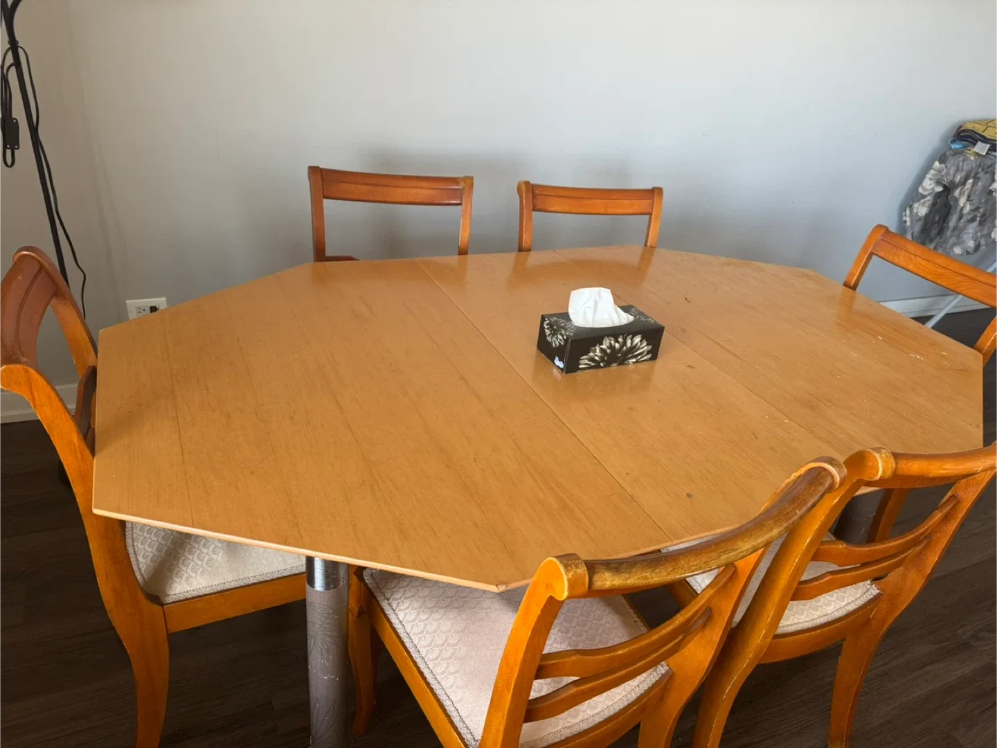 Wooden Dining Table with 6 Chairs image indicator(3)