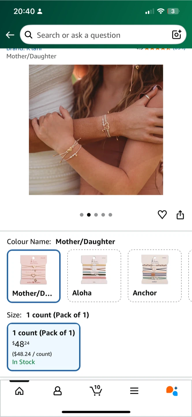 Mother/Daughter Bracelet Set - photo 2