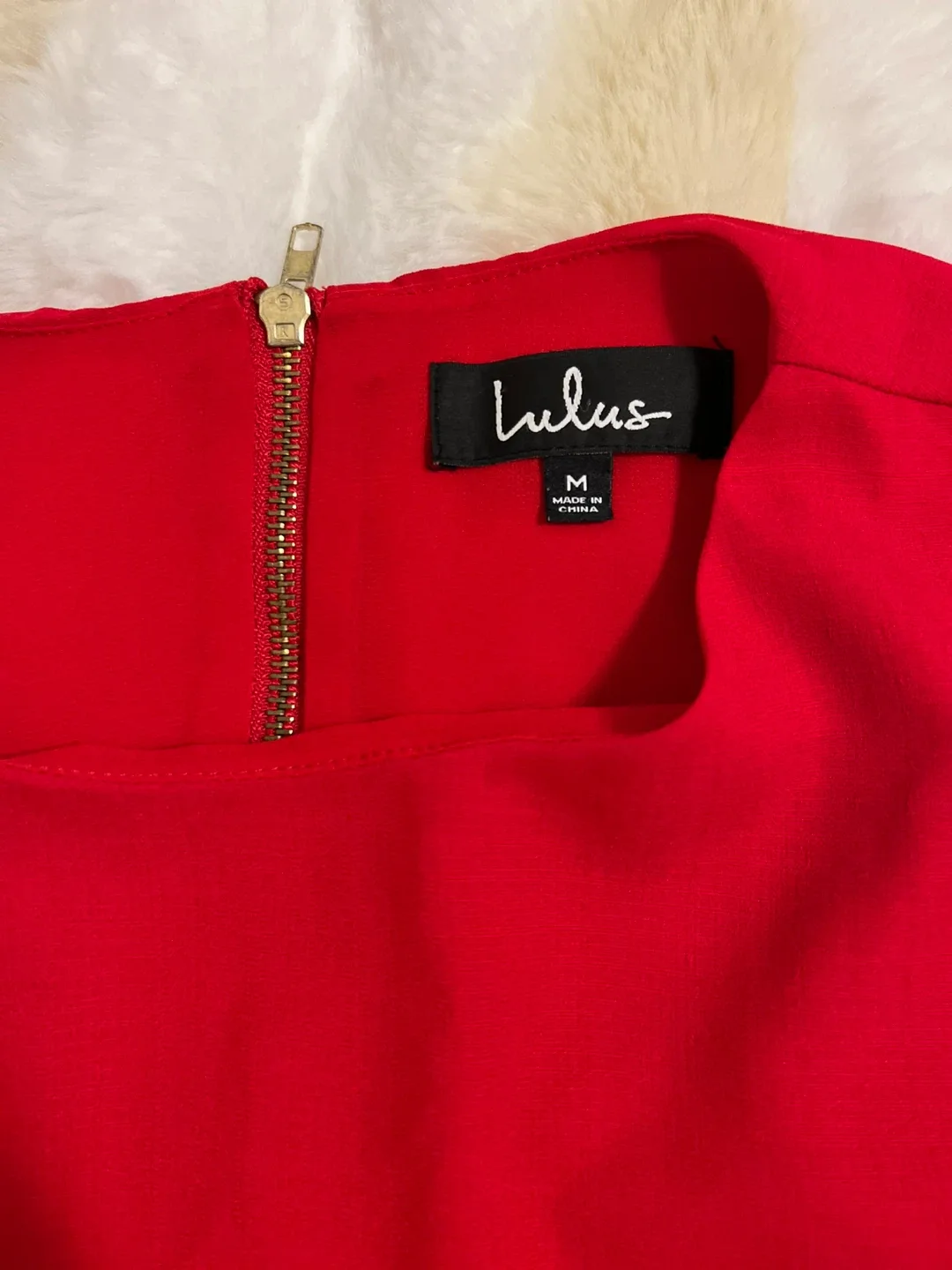 Lulus Shift and Shout Red Shift Dress image indicator(6)