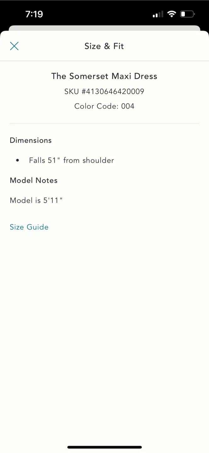 BNWT Anthropologie Somerset Maxi Dress M Petite image indicator(9)