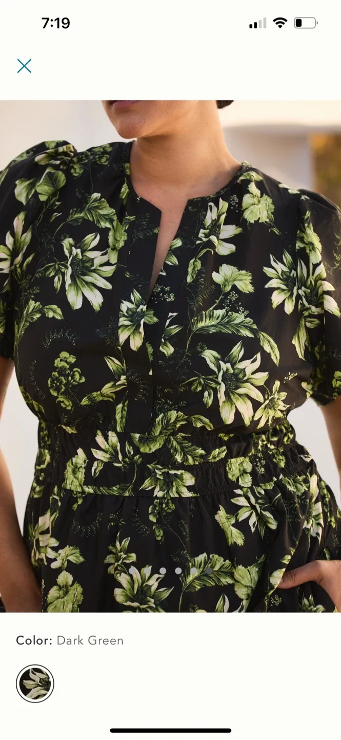 BNWT Anthropologie Somerset Maxi Dress M Petite image indicator(7)