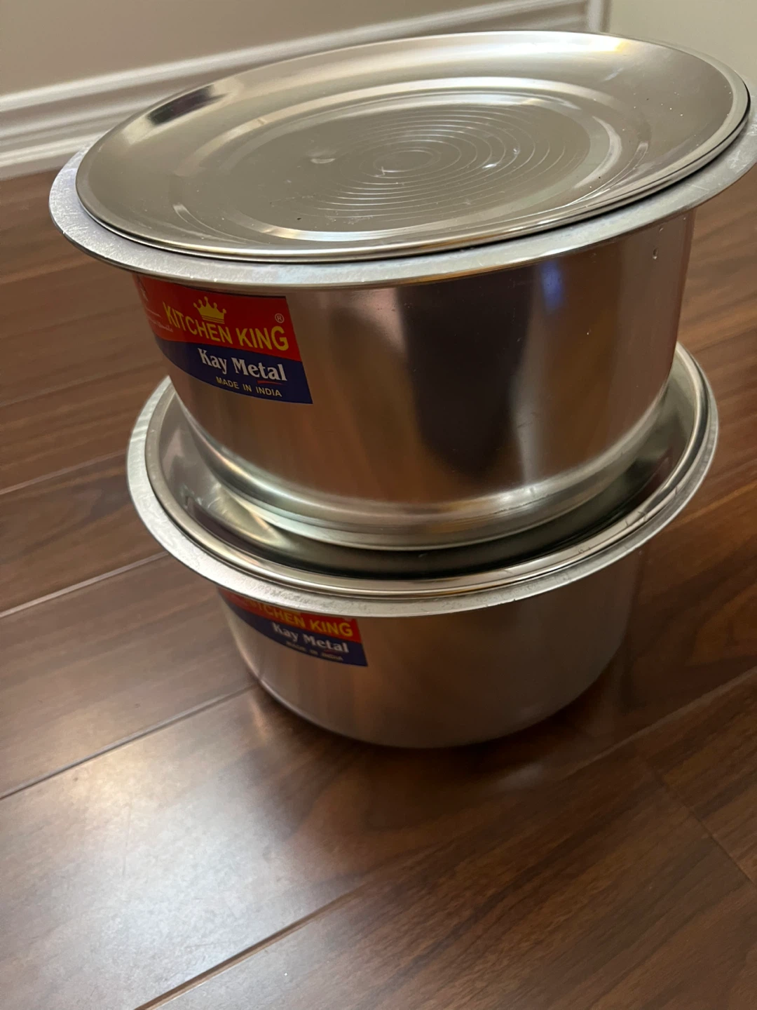 Aluminium Pots with Lids