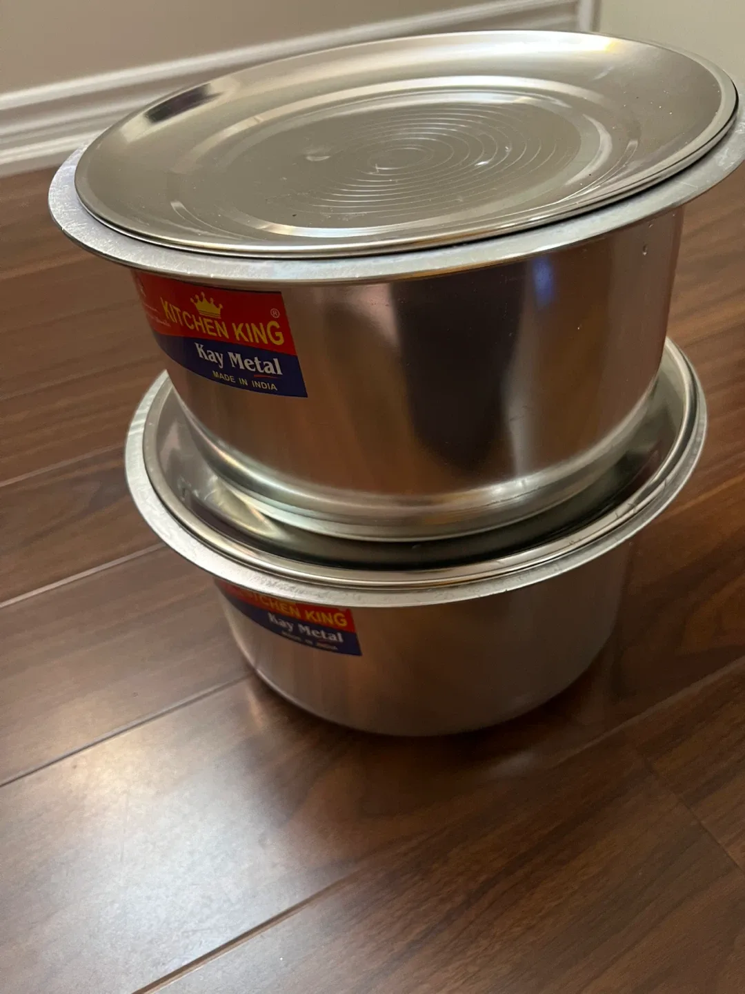 Aluminium Pots with Lids