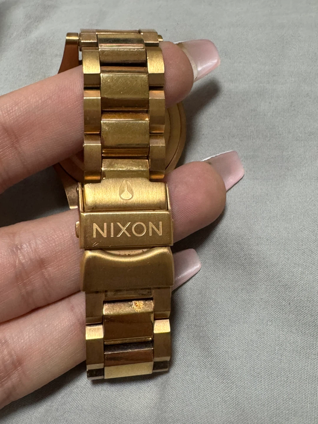 Nixon The Facet 38 Gold Watch - photo 3