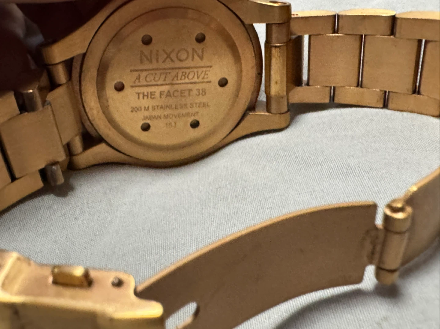Nixon The Facet 38 Gold Watch - photo 5