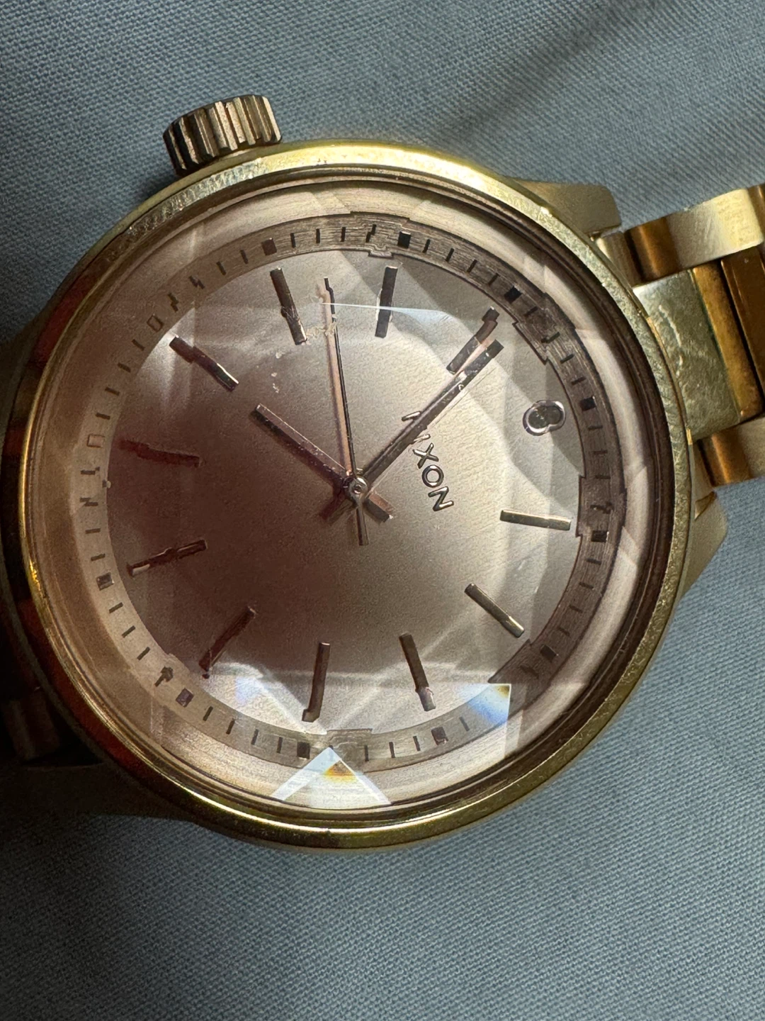 Nixon The Facet 38 Gold Watch - photo 2