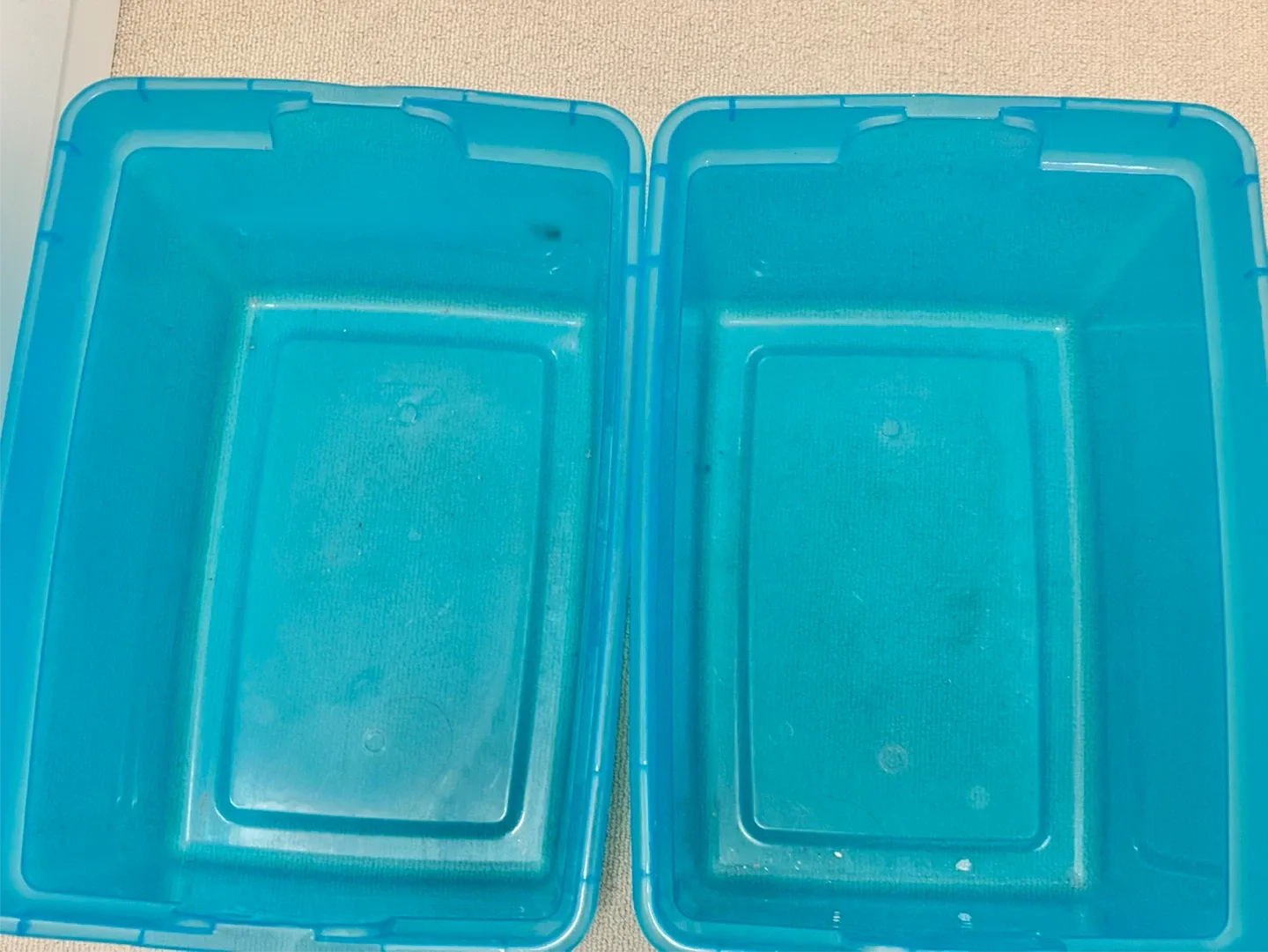 Sterilite 58 Qt Blue Storage Tote Bins - Set of 2 image indicator(3)