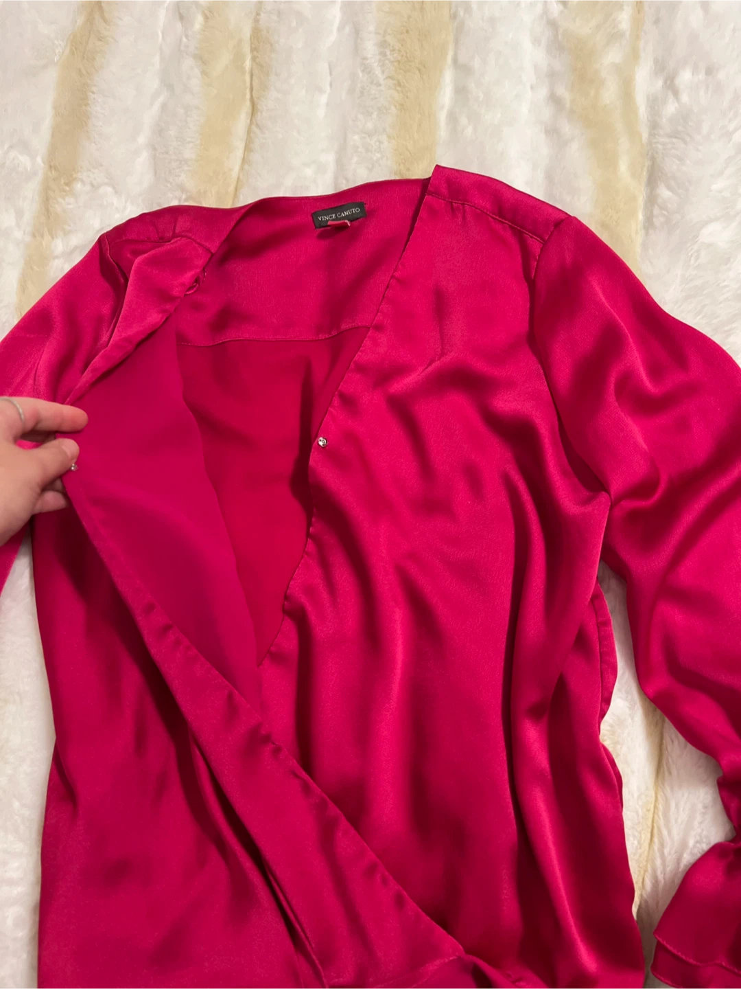 Vince Camuto Pink Blouse - Size M - photo 3