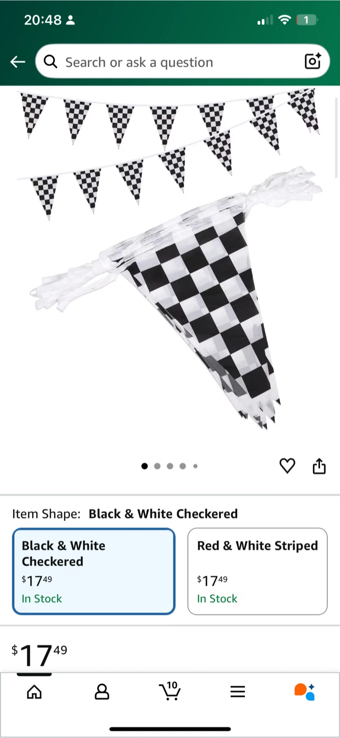 Black & White Striped Tablecloth + Party Decorations - photo 3