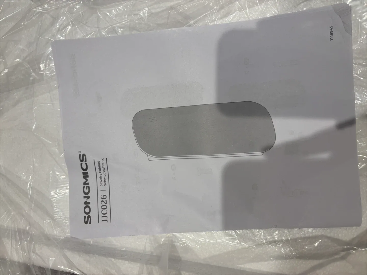 Jewelry Cabinet Storage with Mirror - White image indicator(5)