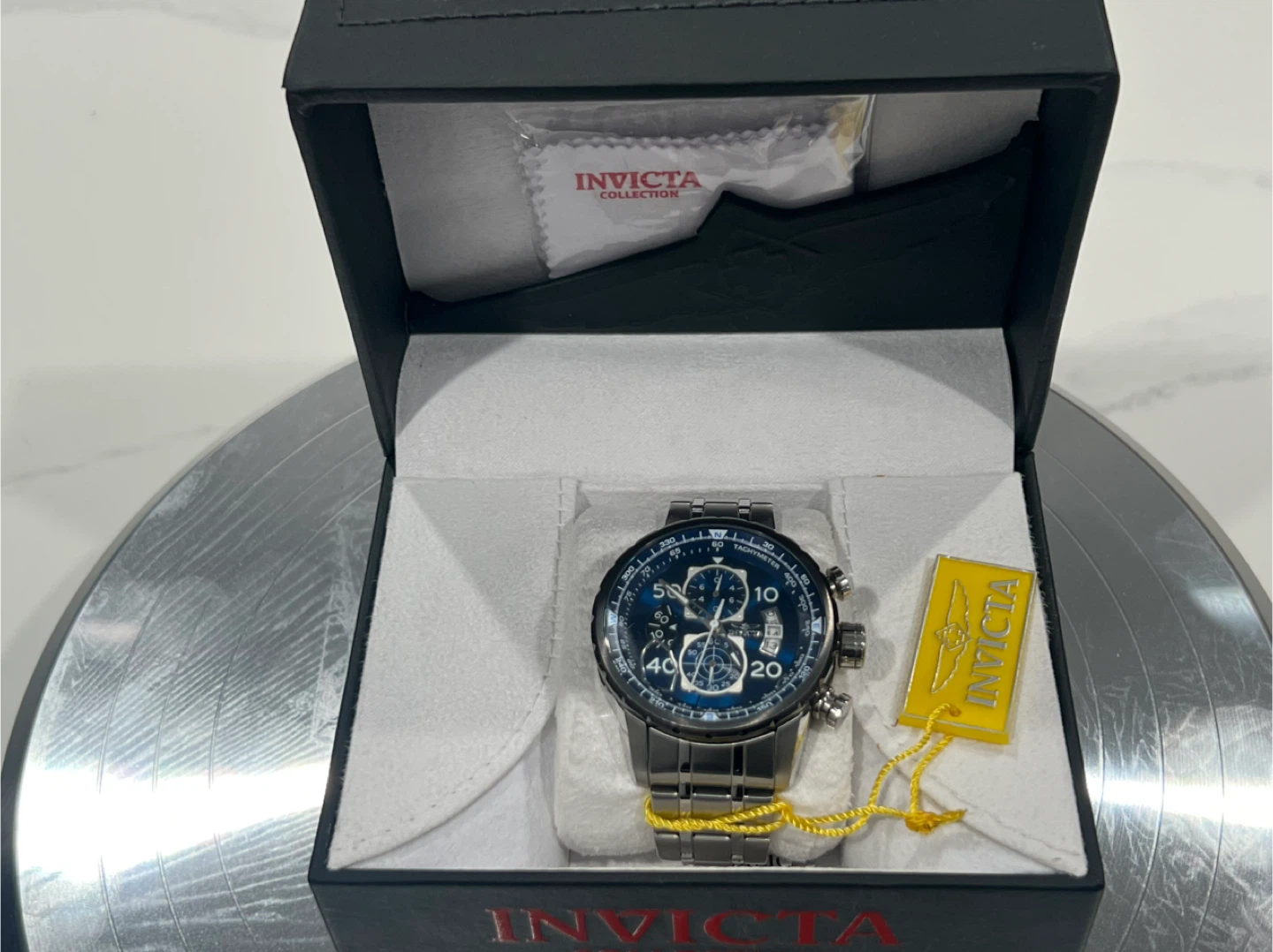 Invicta Aviator Flight Time Precision Approach Watch