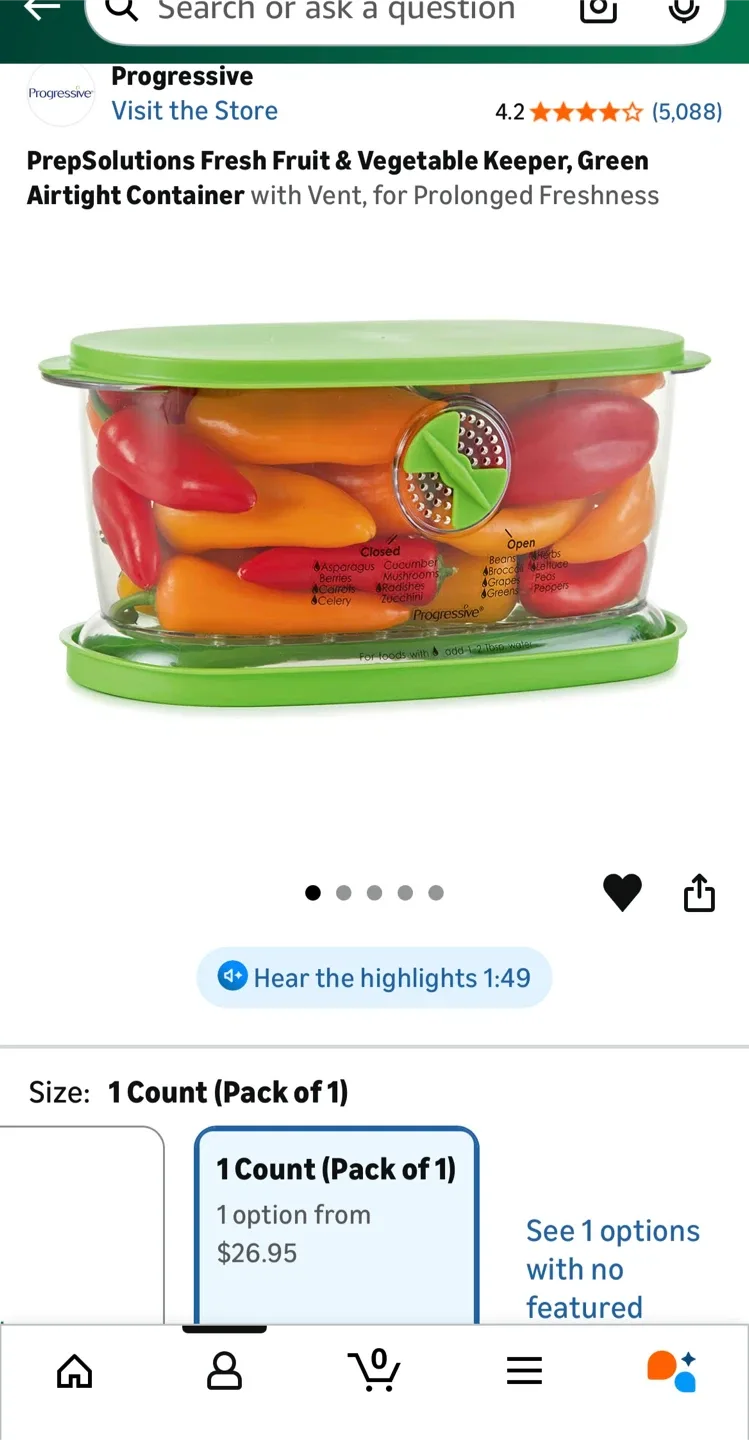 Produce Storage Container/Colander image indicator(2)