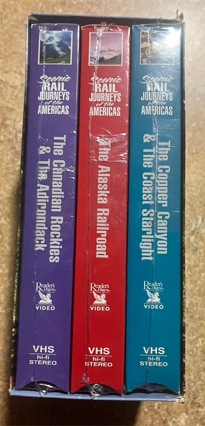 Reader's Digest Scenic Rail Journeys of the Americas VHS image indicator(2)