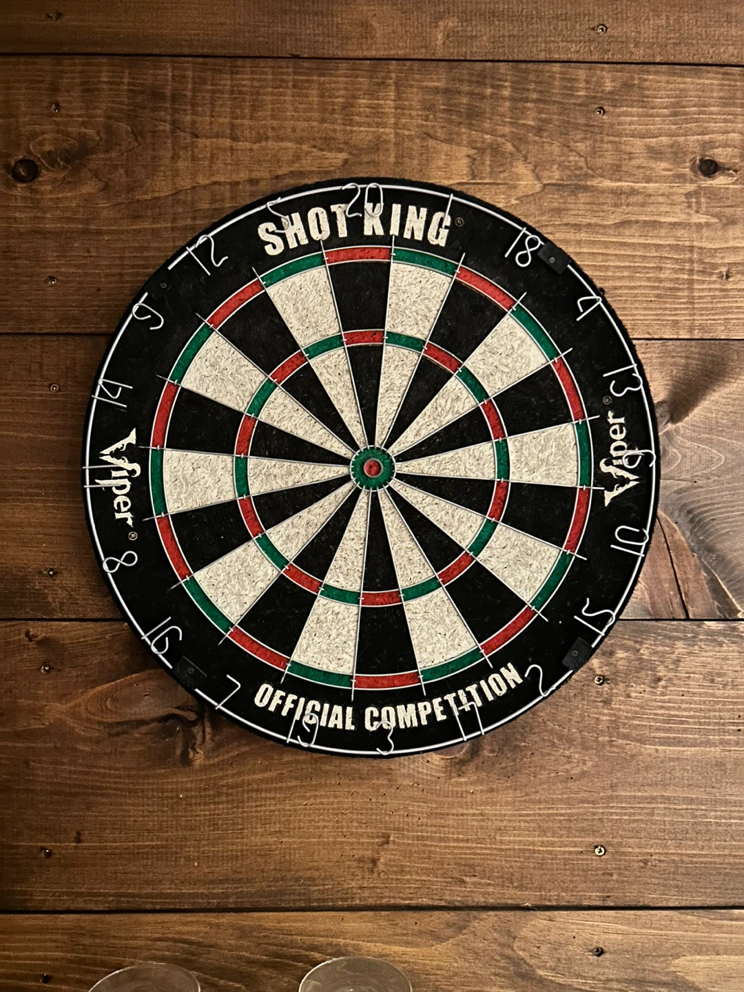 Dartboard with Darts