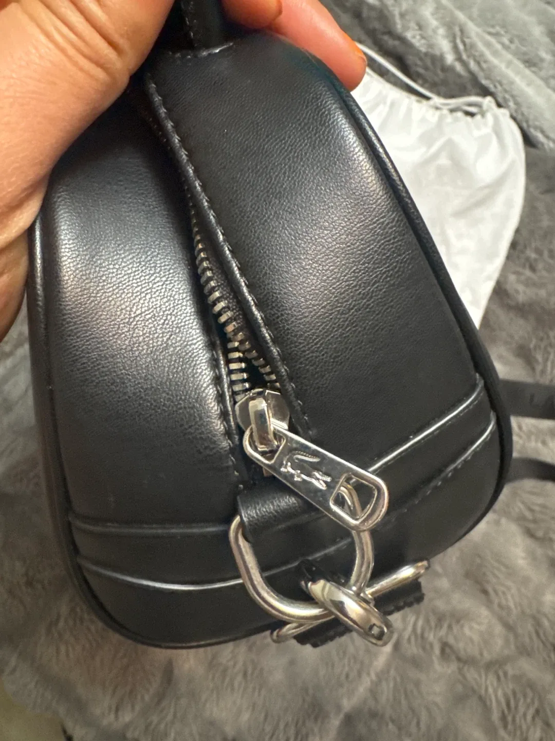 Lacoste Black Leather Handbag image indicator(2)