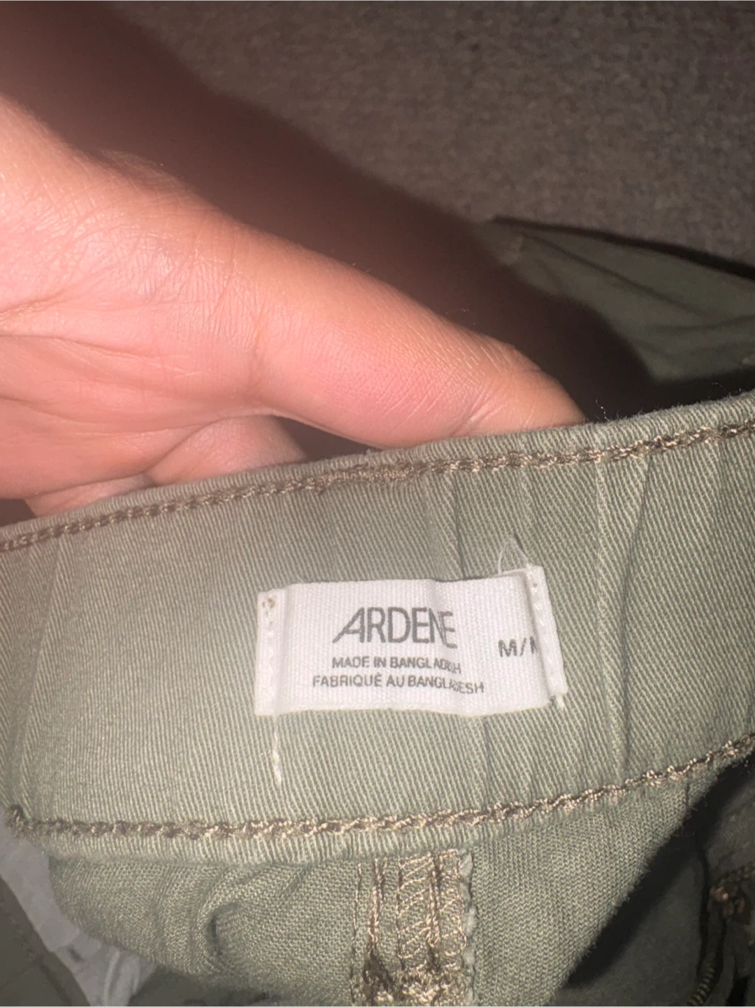 Ardene Olive Green Cargo Joggers - Size M - photo 3