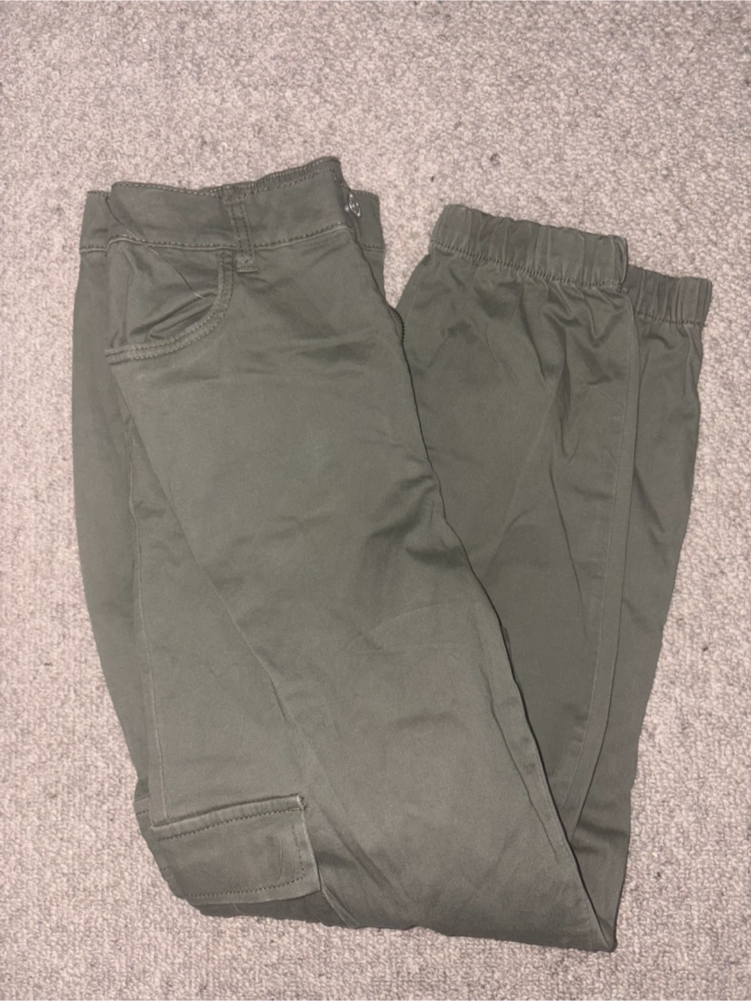 Ardene Olive Green Cargo Joggers - Size M - photo 2