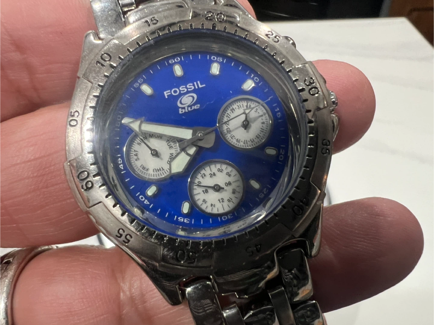 Fossil Blue Starmaster BQ-9016 Watch
