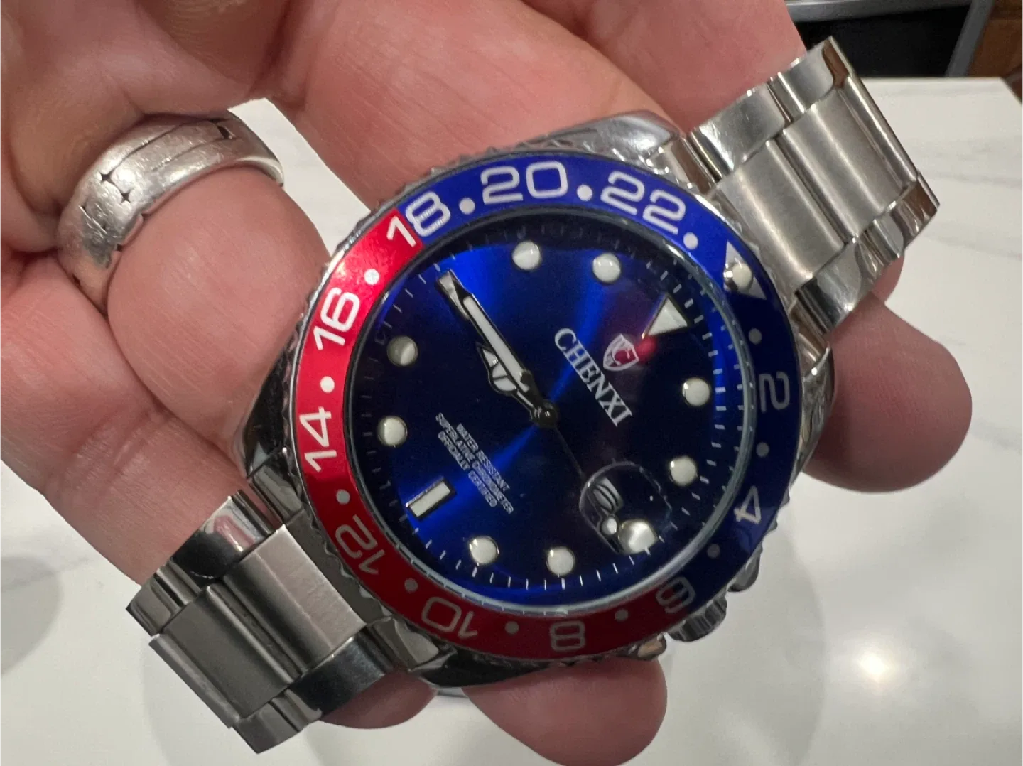 Chenxi CX-085G Stainless Steel Watch image indicator(3)