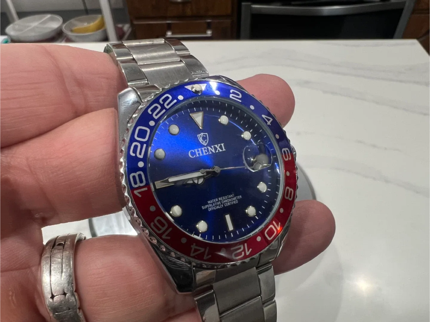 Chenxi CX-085G Stainless Steel Watch image indicator(2)