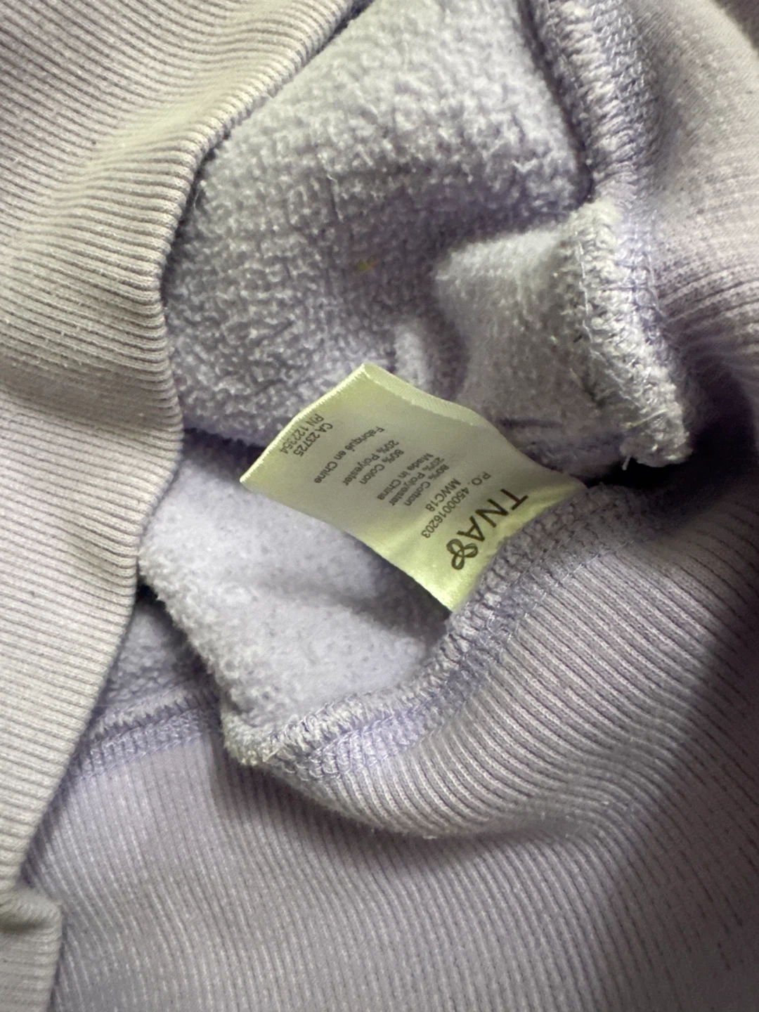 TNA Lilac Full Zip Hoodie - Size Large - photo 4