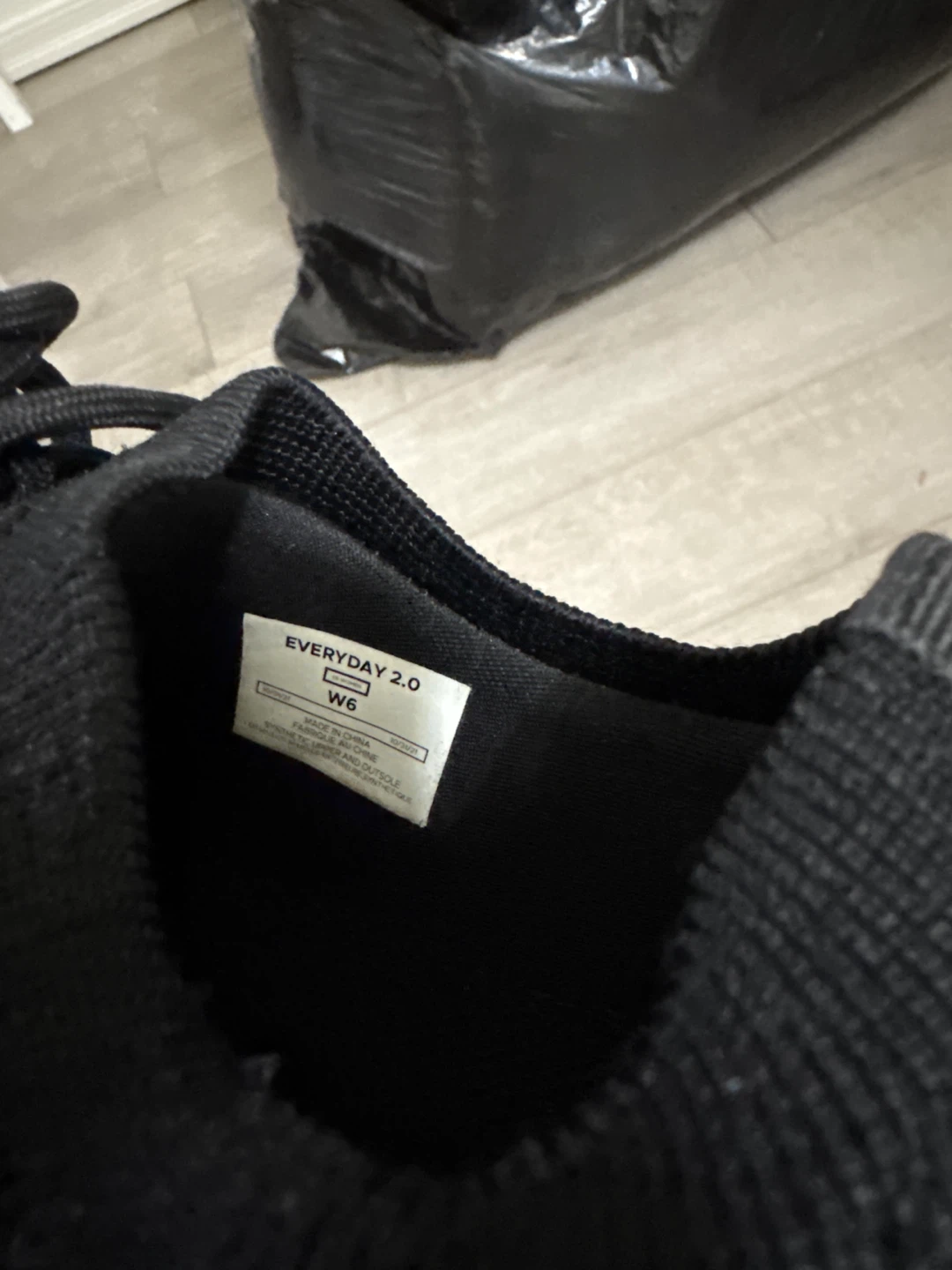 Vessi Everyday 2.0 Black Shoes - Women's Size 6 - photo 2