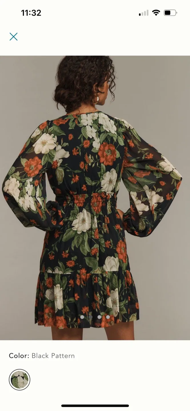 BNWT Anthropologie Somerset Dress XXS image indicator(2)