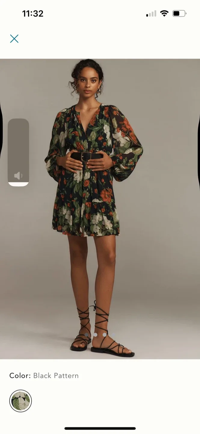 BNWT Anthropologie Somerset Dress XXS thumbnail