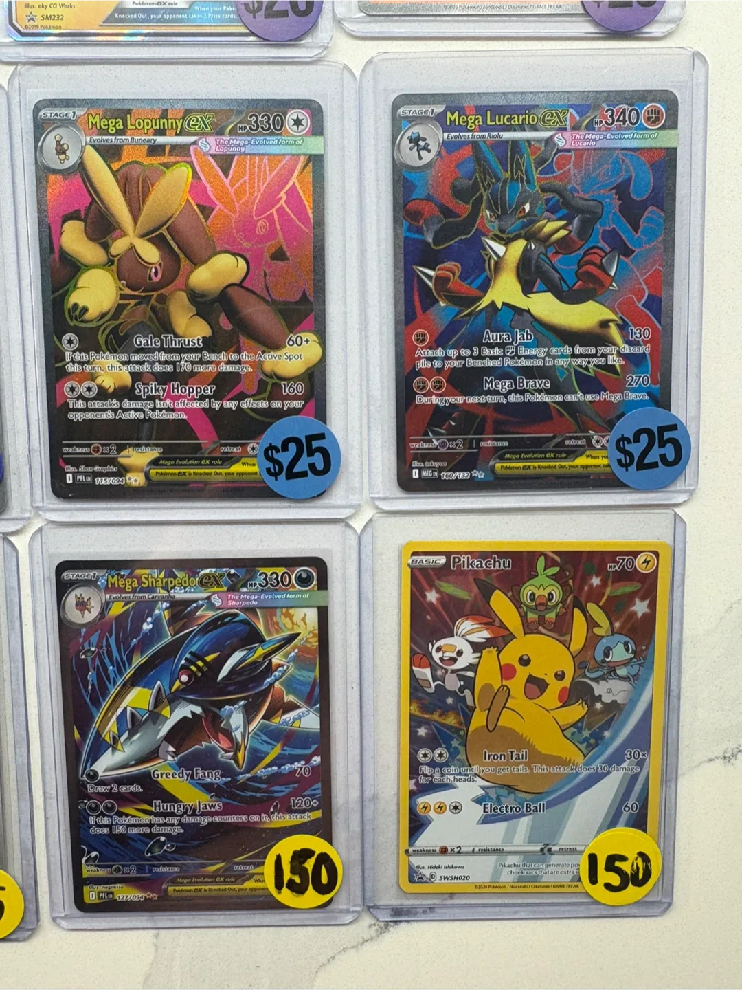 POKEMON CARD SINGLES - PRICES IN PICTURES. NM/M. UPDATED NOV image indicator(2)