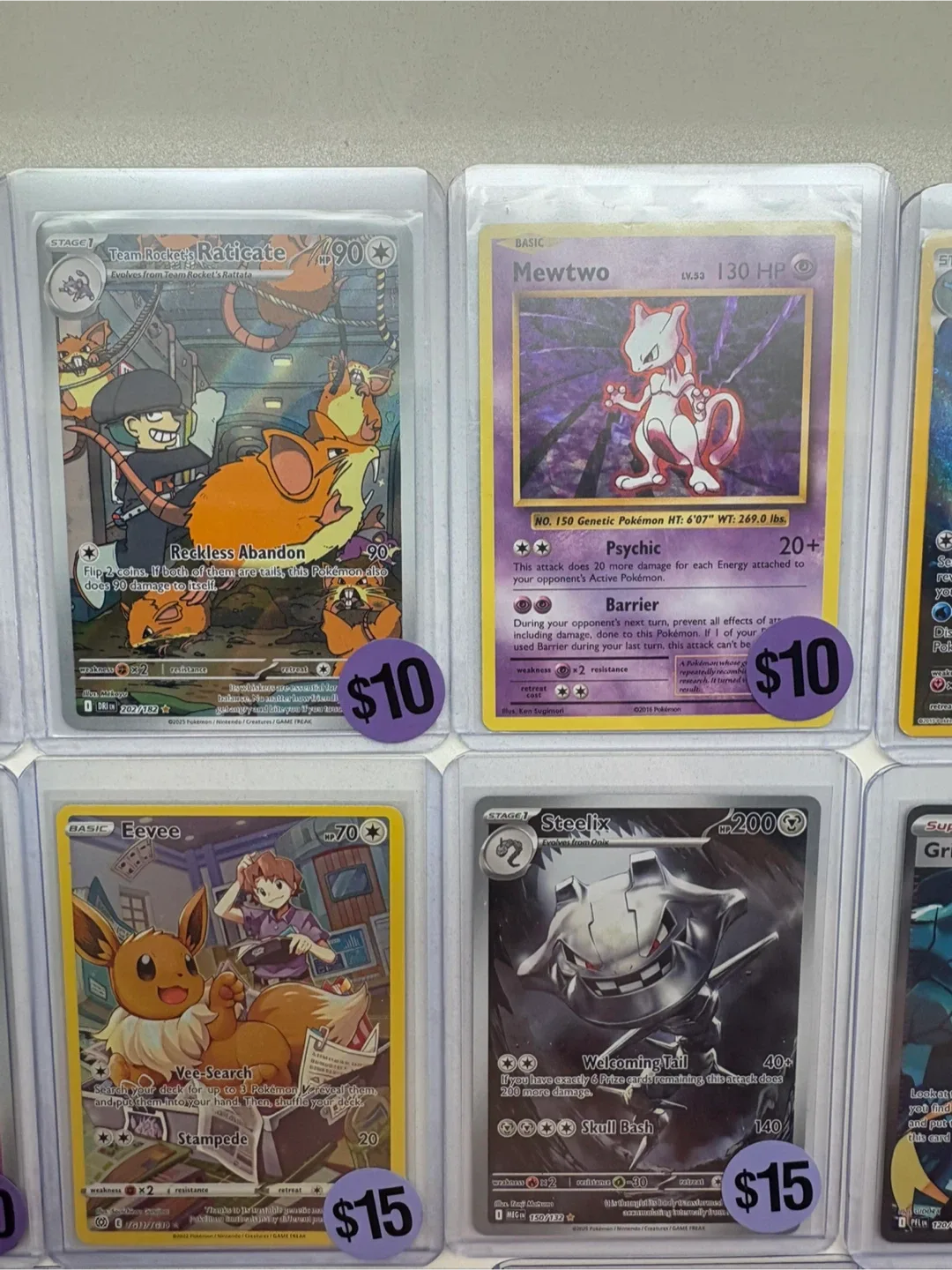 POKEMON CARD SINGLES - PRICES IN PICTURES. NM/M. UPDATED NOV image indicator(7)