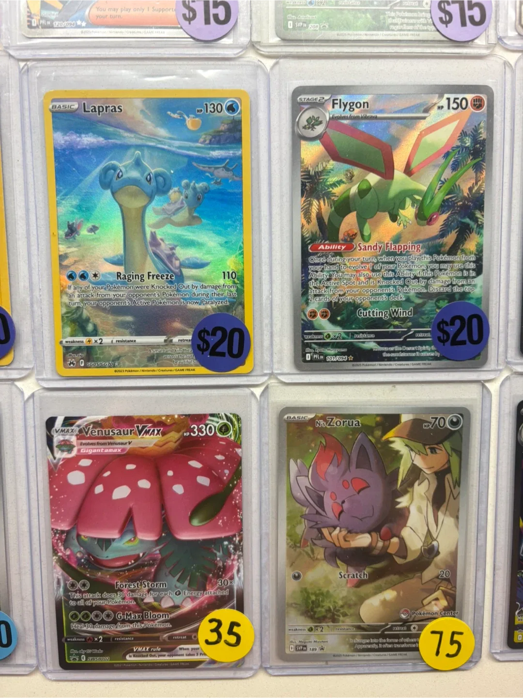 POKEMON CARD SINGLES - PRICES IN PICTURES. NM/M. UPDATED NOV image indicator(3)
