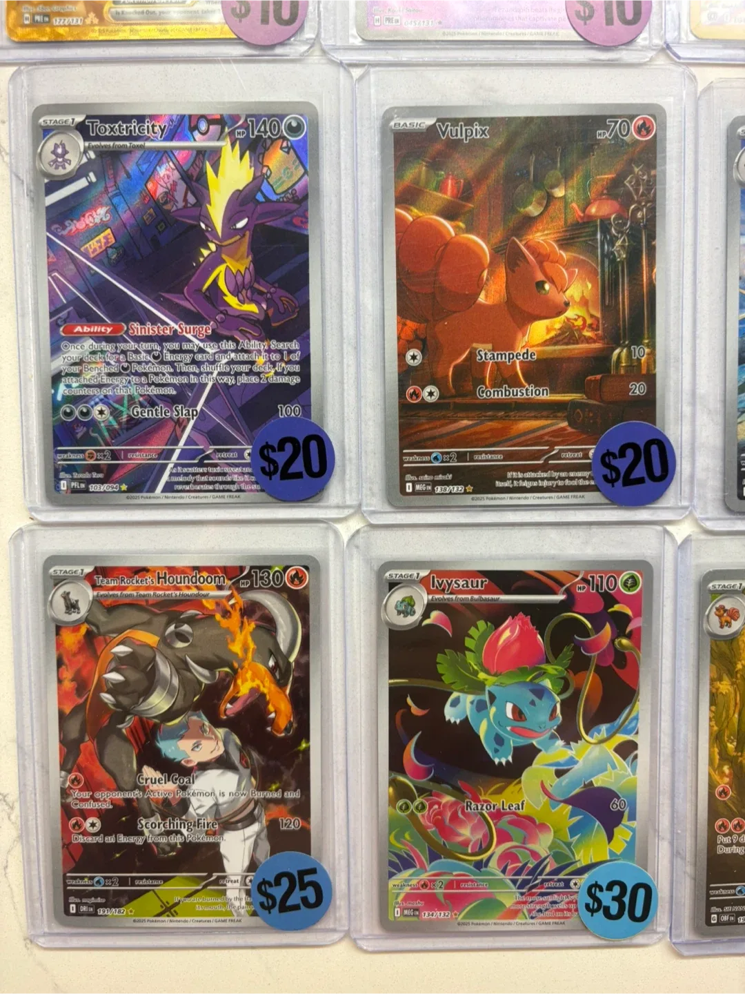 POKEMON CARD SINGLES - PRICES IN PICTURES. NM/M. UPDATED NOV image indicator(5)