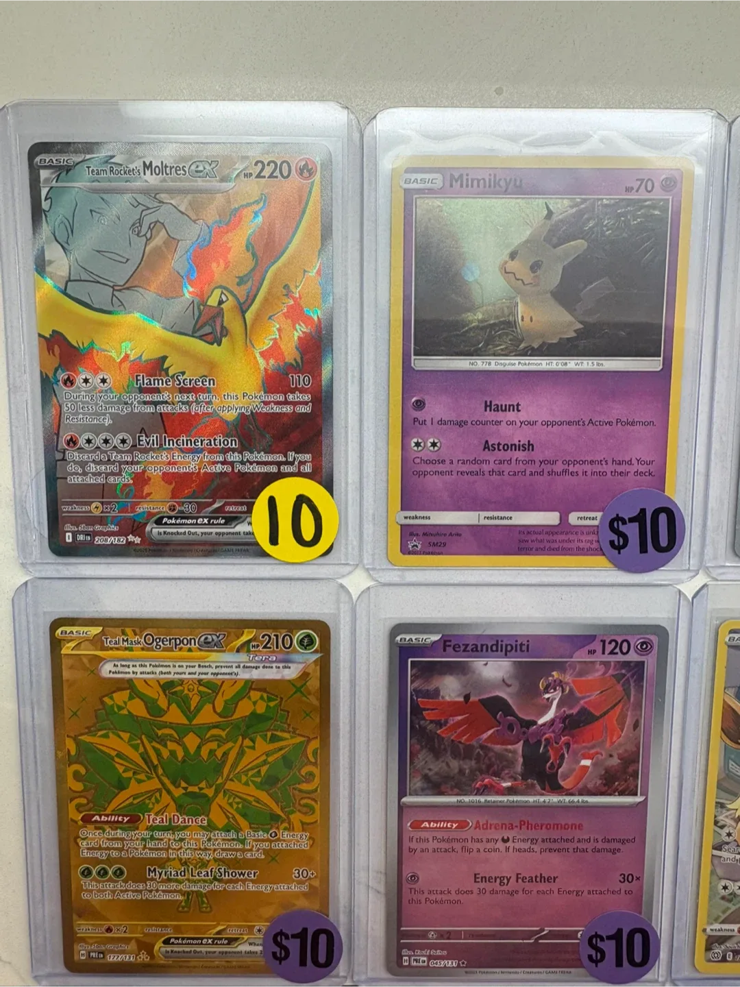 POKEMON CARD SINGLES - PRICES IN PICTURES. NM/M. UPDATED NOV image indicator(6)