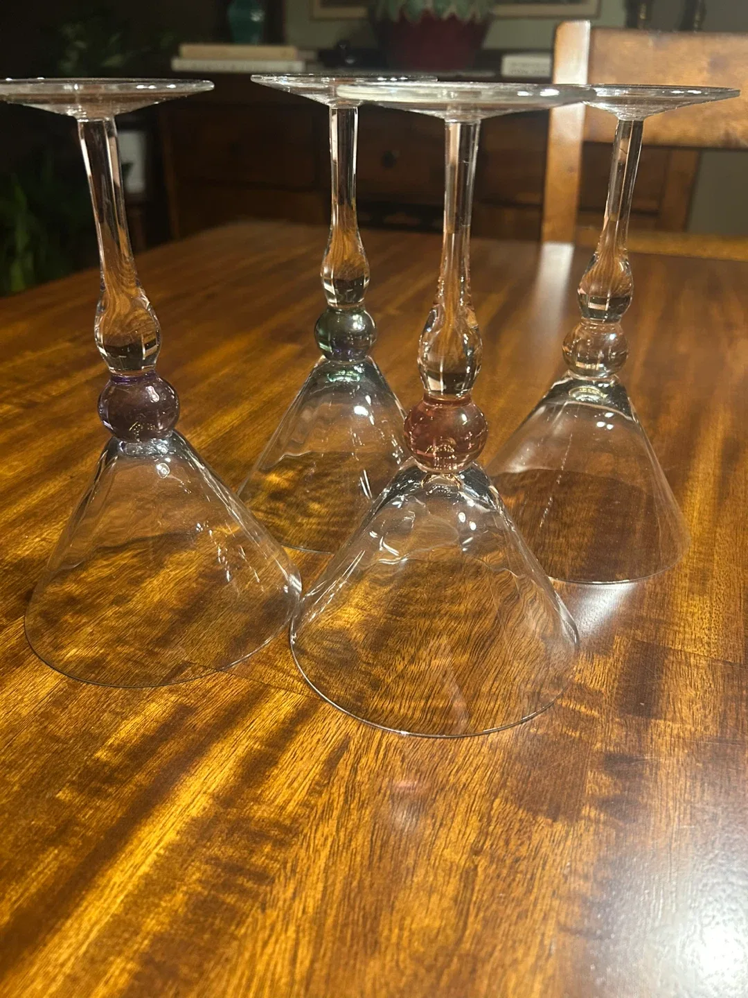 Muti Coloured Ball Martini Glasses - Set of 4 in Box image indicator(2)