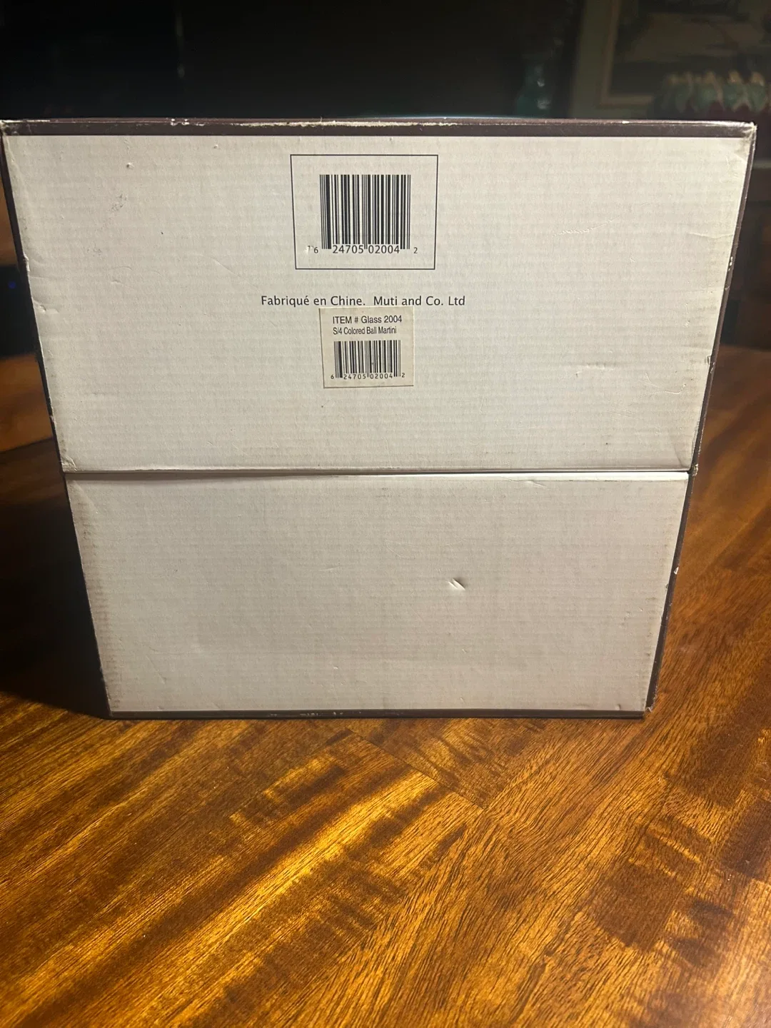 Muti Coloured Ball Martini Glasses - Set of 4 in Box image indicator(8)