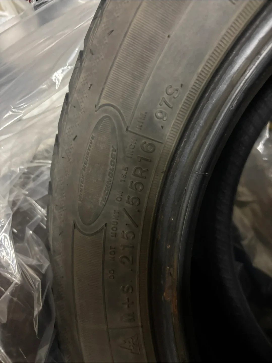 Used 215/55R16 Winter Tires