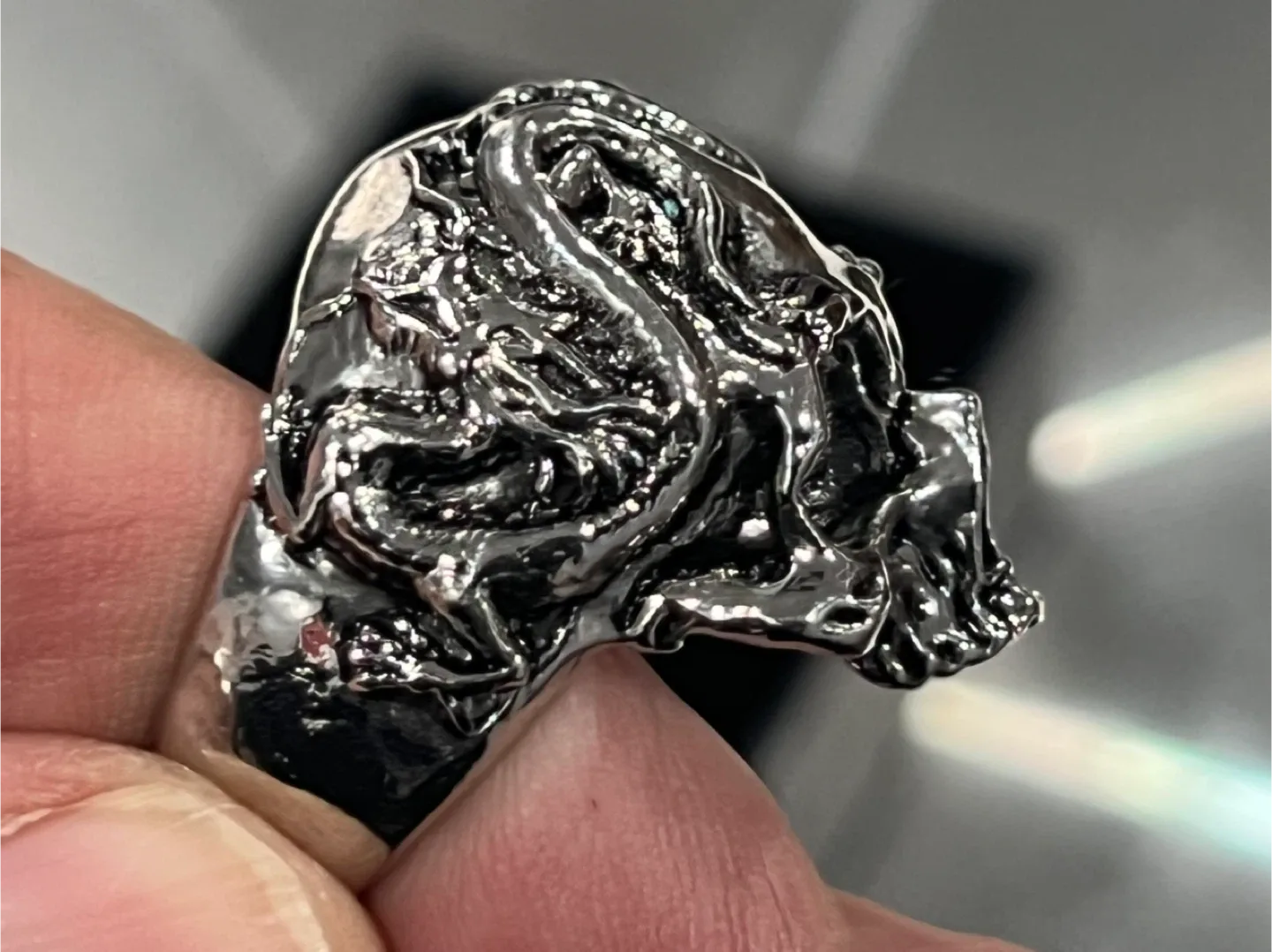 Skull Ring, Silver Color image indicator(3)