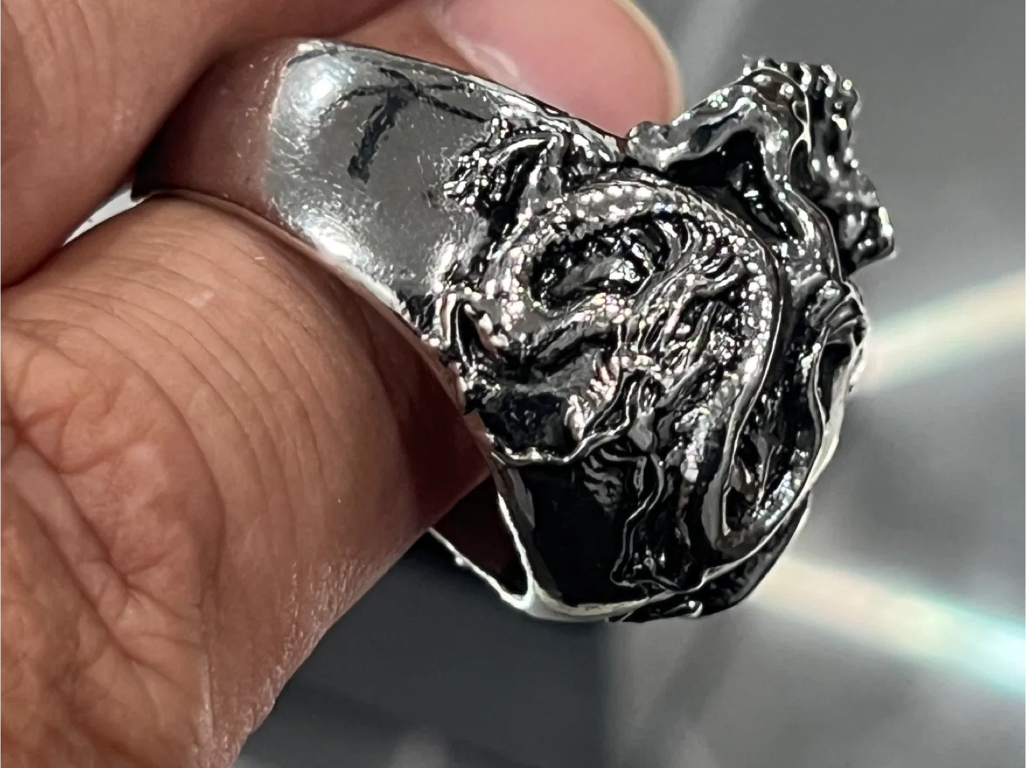Skull Ring, Silver Color image indicator(4)