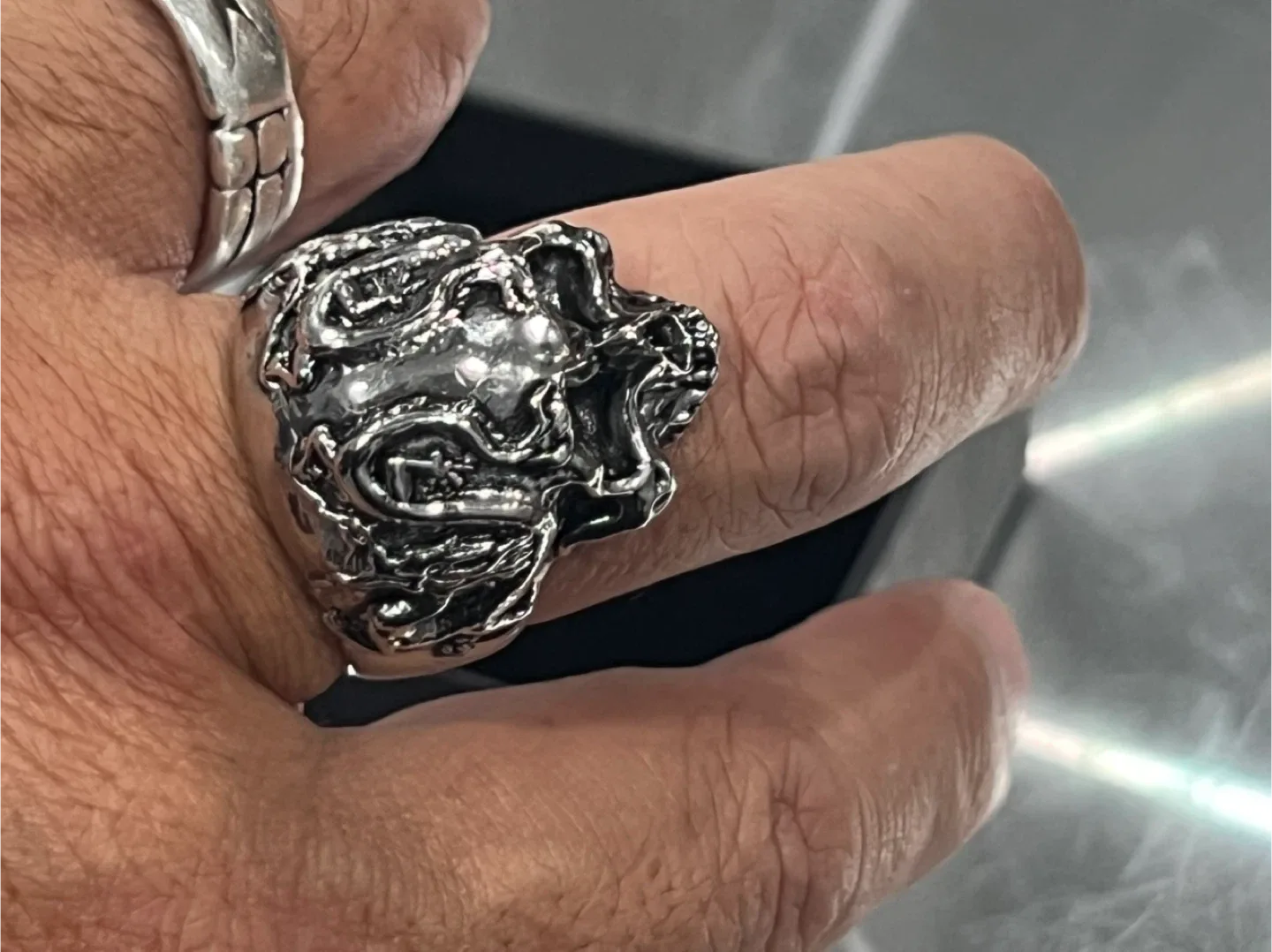 Skull Ring, Silver Color image indicator(6)