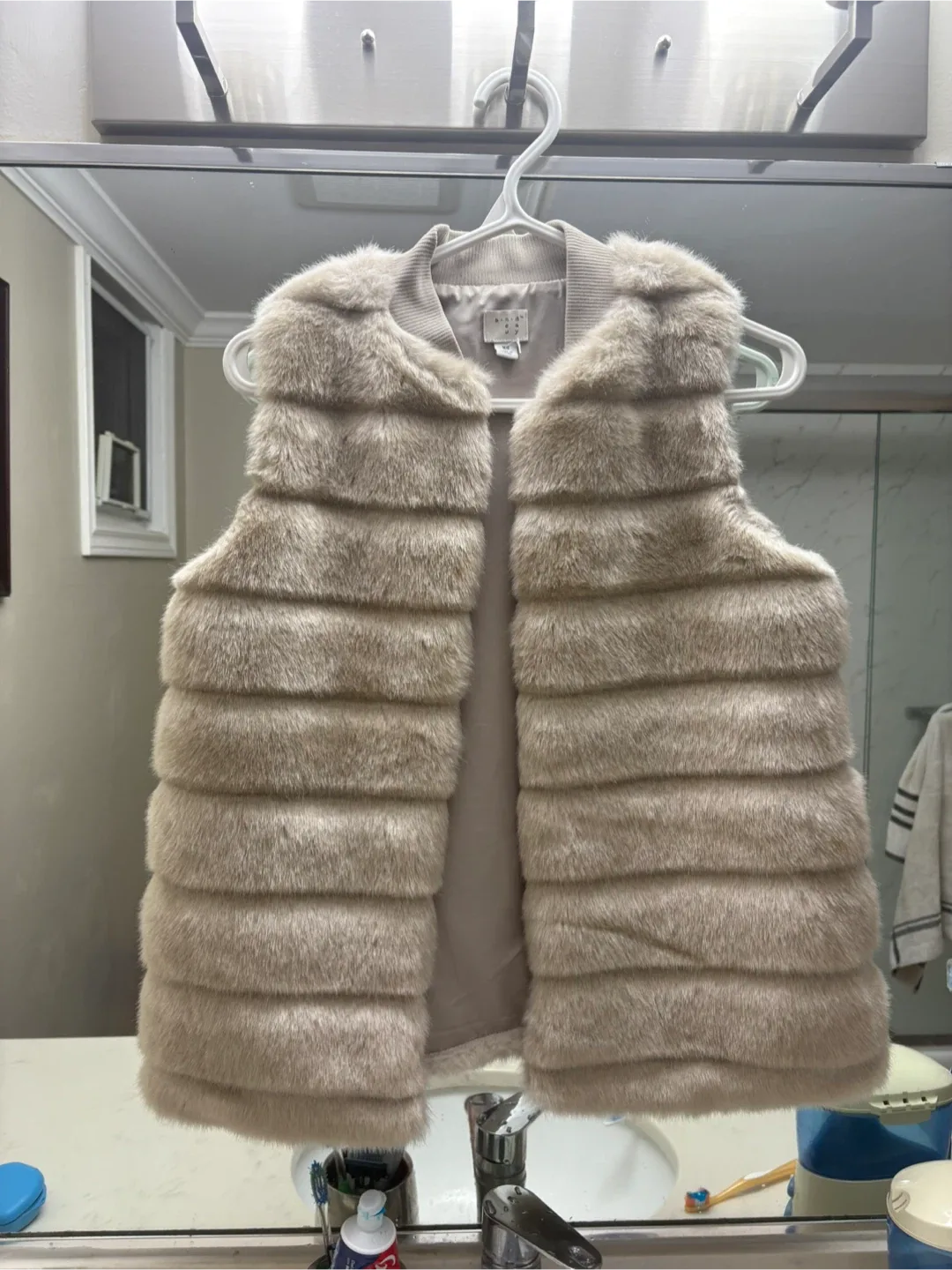 A New Day Faux Fur Vest - Size XS