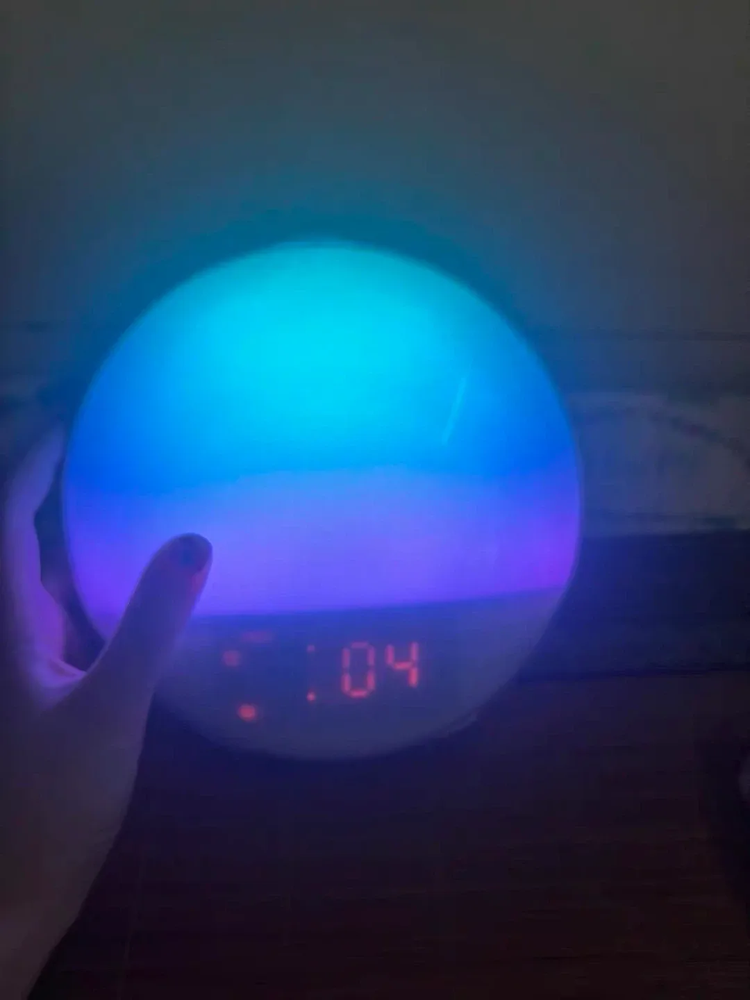 New Wake Up Lamp with White Noise & Alarm Clock image indicator(3)