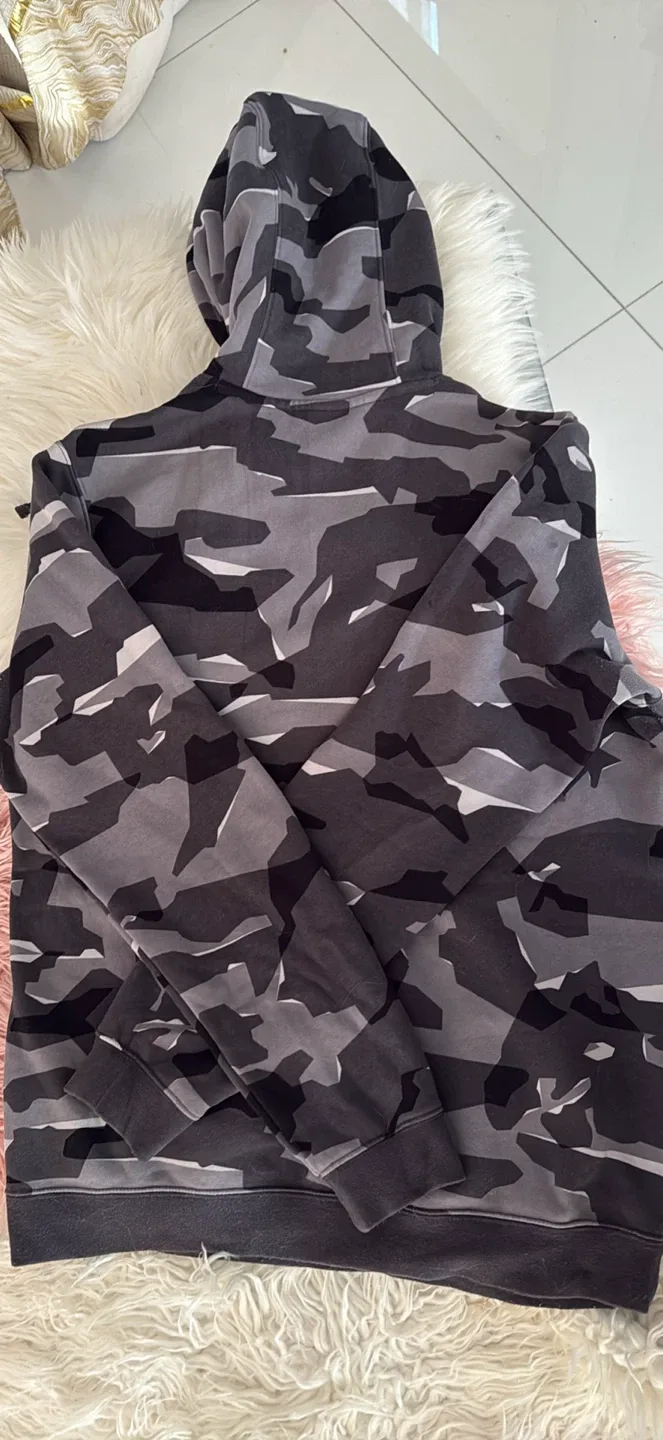 Size M-L GAP Blue Full-Zip Hoodie image indicator(3)