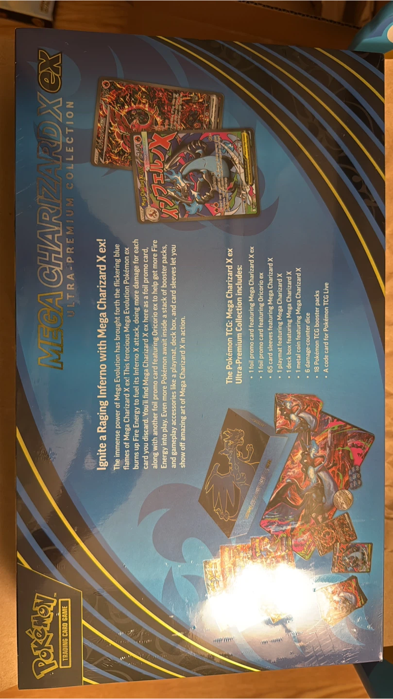 New Pokémon TCG Mega Charizard ex Ultra-Premium - photo 3