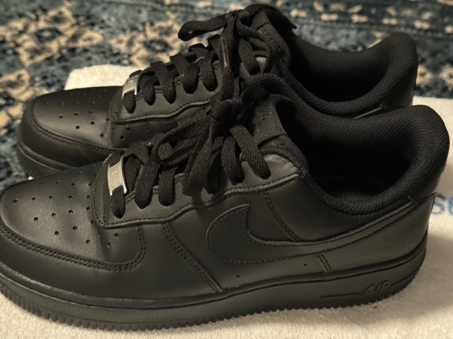 Nike Air Force 1 Low Black Sneakers - photo 3