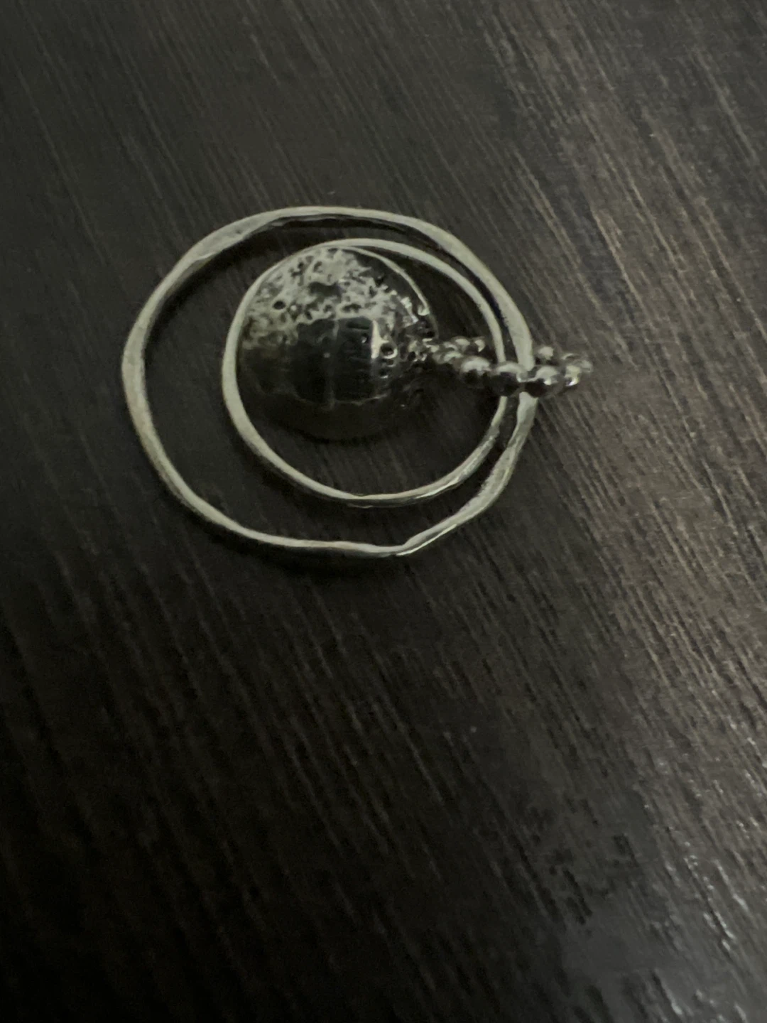 Silver Pendant with Pearl - photo 2