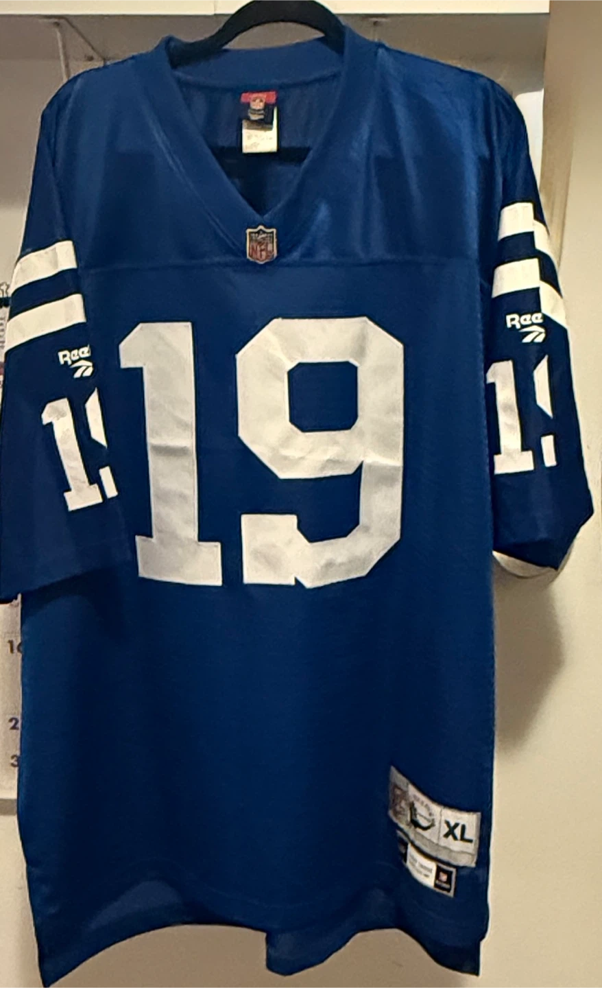 Baltimore Colts Johnny Unitas #19 Throwback Jersey, XL