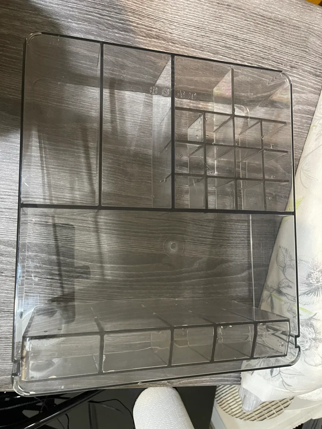 IKEA Clear Acrylic Makeup Organizer image indicator(4)