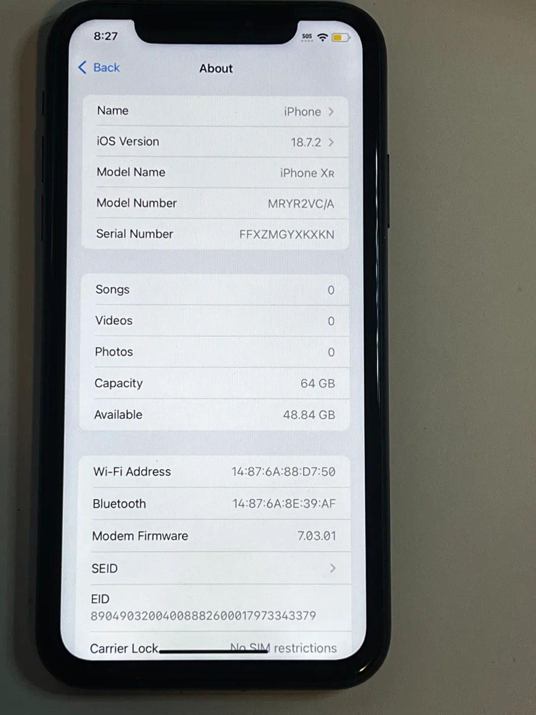 iPhone XR - 64GB image indicator(3)