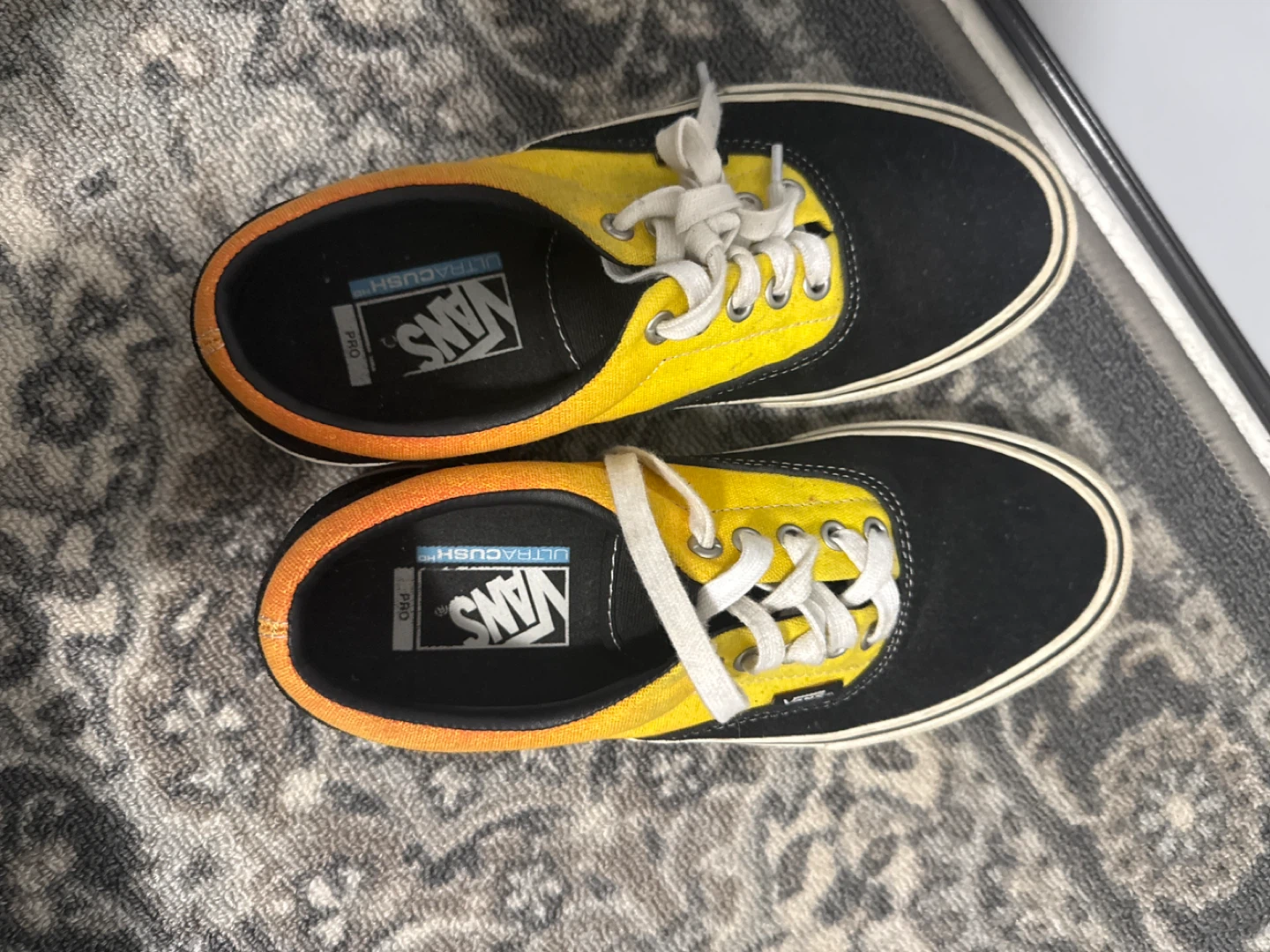 Vans Era Pro Black/Yellow Shoes - photo 3