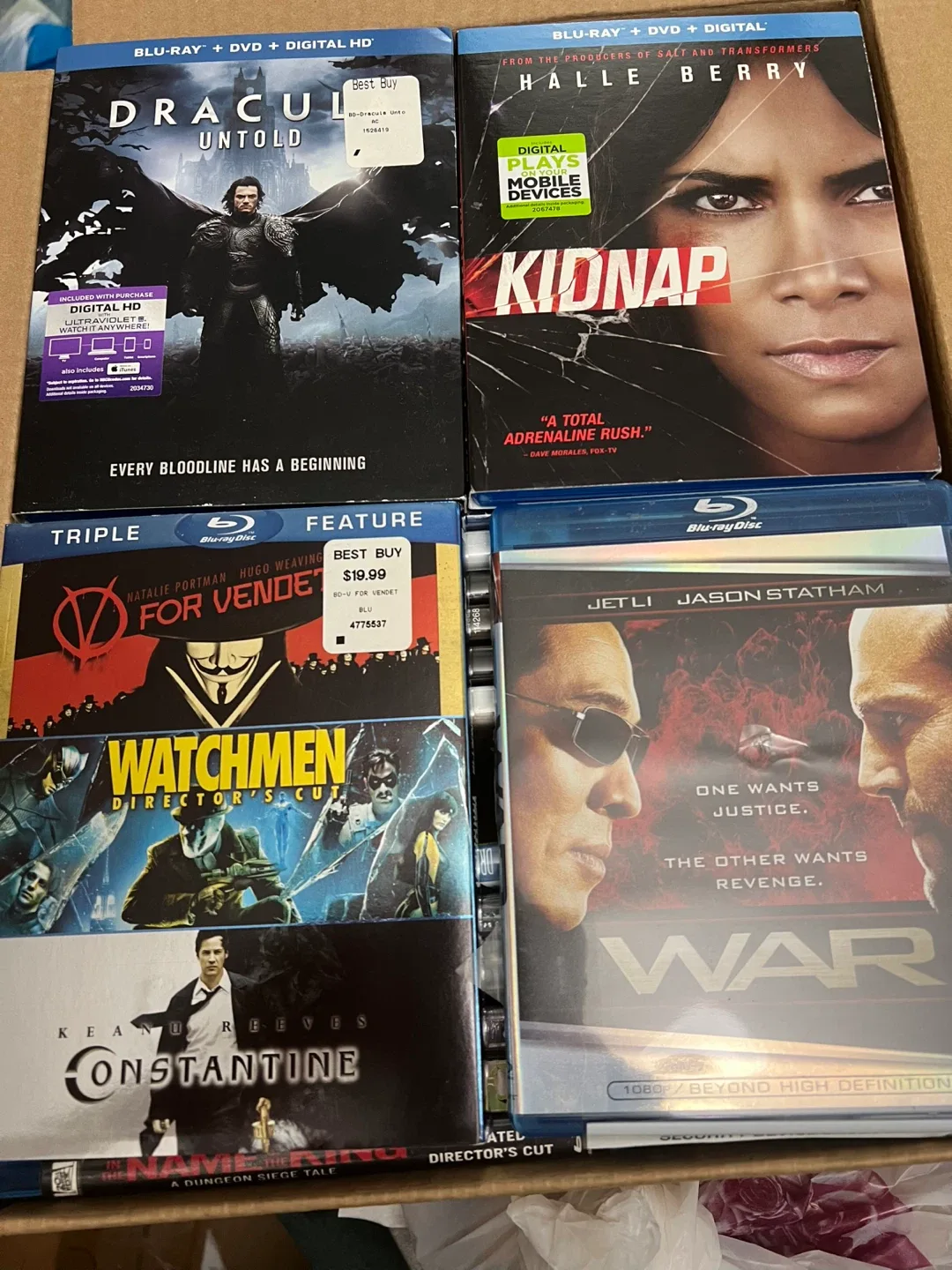 Blu-ray Movies Collection $4 each